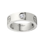 Cartier Love ring 3 diamonds B4032500