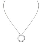 Cartier Love necklace 3 diamonds B7014600