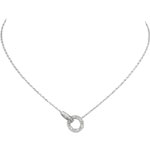 Cartier Love necklace diamond paved B7216300