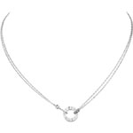 Cartier Love necklace 2 diamonds B7219400