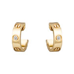 Cartier Love earrings 2 diamonds B8022900