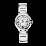 Cartier Ballon Bleu 30mm White Dial Stainless Steel Case And Bracelet CTR5856