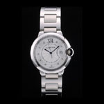 Cartier Ballon Bleu 38mm White Dial Stainless Steel Case And Bracelet CTR5877