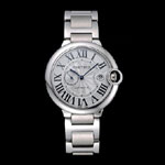 Swiss Cartier Ballon Bleu White Dial Stainless Steel Case Steel Bracelet CTR5891