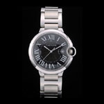 Cartier Ballon Bleu 42mm Black Dial Stainless Steel Case And Bracelet CTR5909