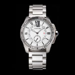 Cartier Calibre De Cartier Small Seconds White Dial Stainless Steel Case And Bracelet CTR5927