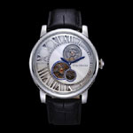 Cartier Rotonde Reversed Tourbillon White Dial CTR5991