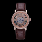 Cartier Rotonde Skeleton Flying Tourbillon Brown CTR5998