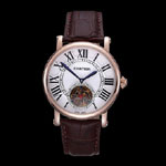 Cartier Rotonde Flying Tourbillon White Dial CTR6008