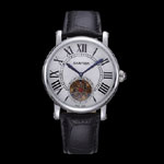 Cartier Rotonde Flying Tourbillon White Dial CTR6021