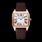 Cartier Santos 100 Diamond Rose Gold Bezel CTR6059