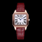 Cartier Santos 100 Polished Rose Gold Bezel CTR6071