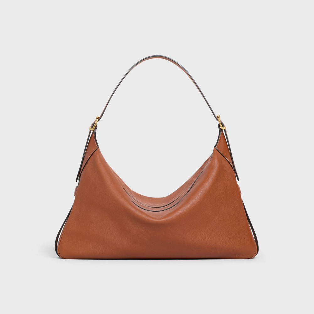 Celine Large Romy In Supple Calfskin Tan 110793DPJ 04LU: Image 1