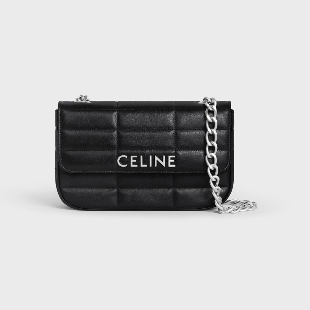 Chain Matelasse Monochrome Celine Goatskin 111273EPZ 38SI: Image 1