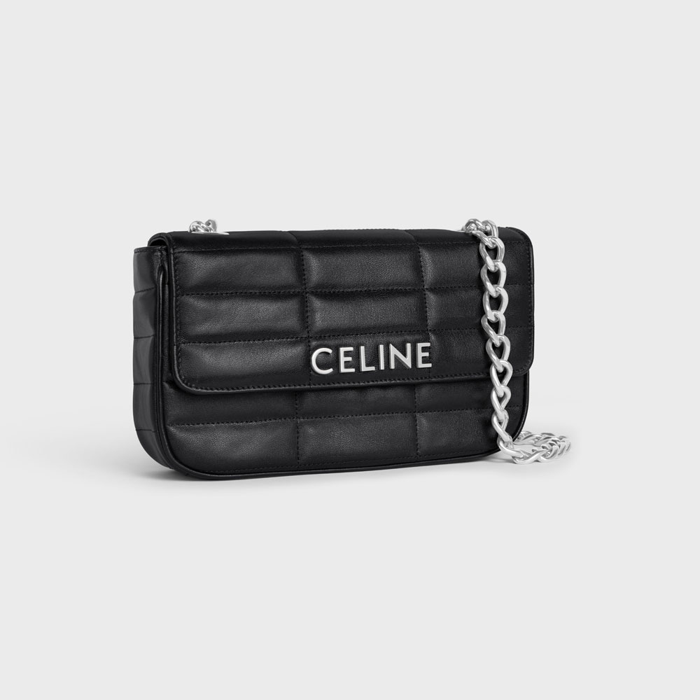 Chain Matelasse Monochrome Celine Goatskin 111273EPZ 38SI: Image 2