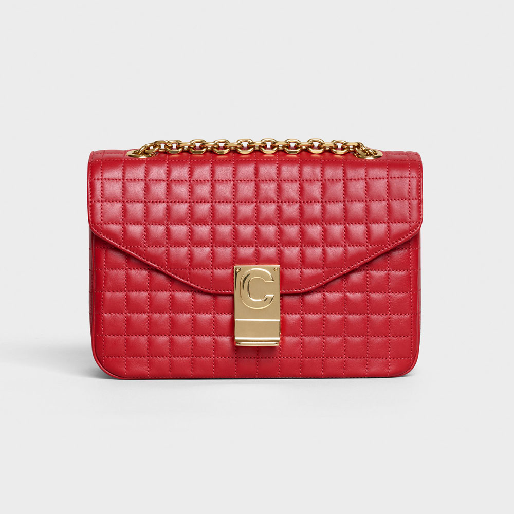 Celine Medium C Bag in Quilted Calfskin 187253BFC 27ED: Image 1