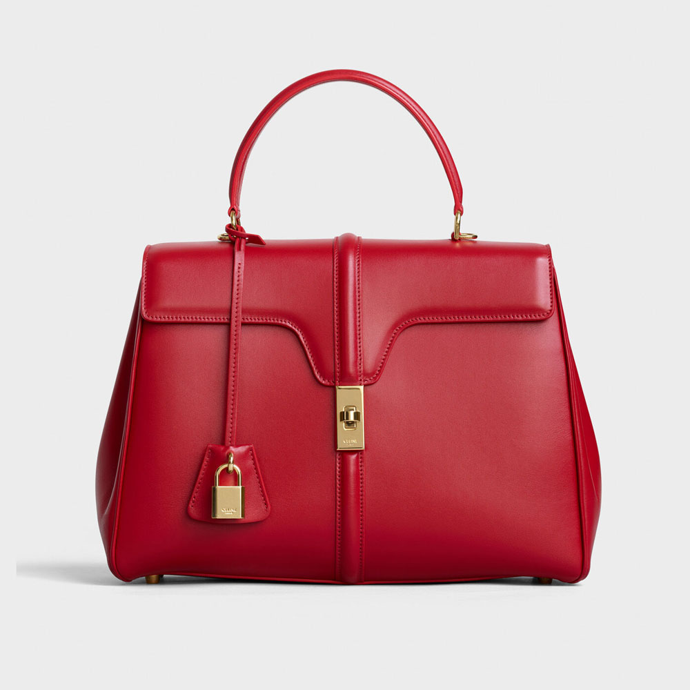 Celine Medium 16 Bag in Satinated Calfskin 187373BEY 27ED: Image 1