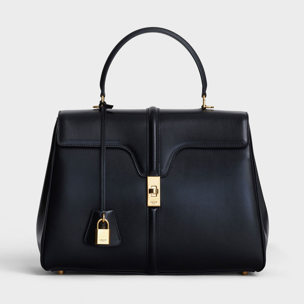 Celine Medium 16 Bag in Satinated Calfskin 187373BEY 38NO: Image 1