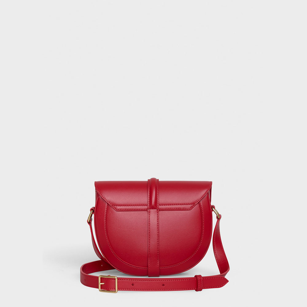 Celine Small Besace 16 Bag in satinated calfskin 188013BEY 27ED: Image 2