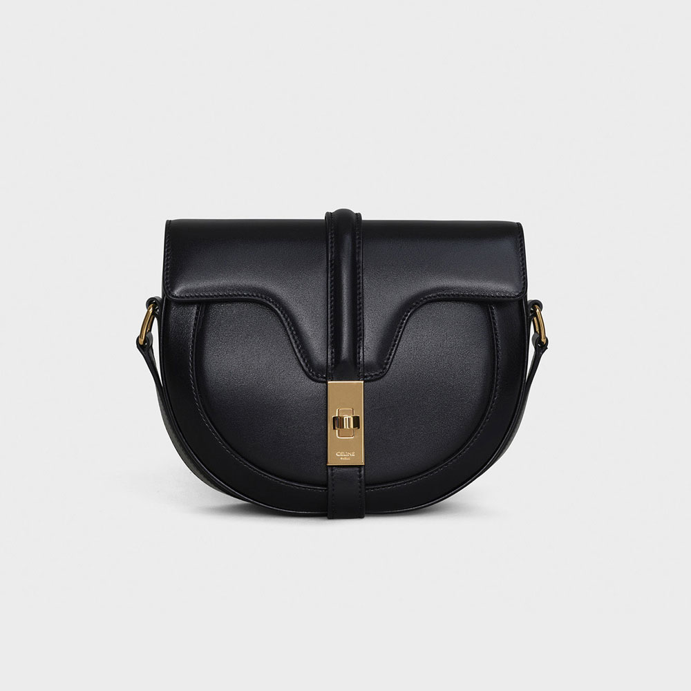 Celine Small Besace 16 Bag in satinated calfskin 188013BEY 38NO: Image 1