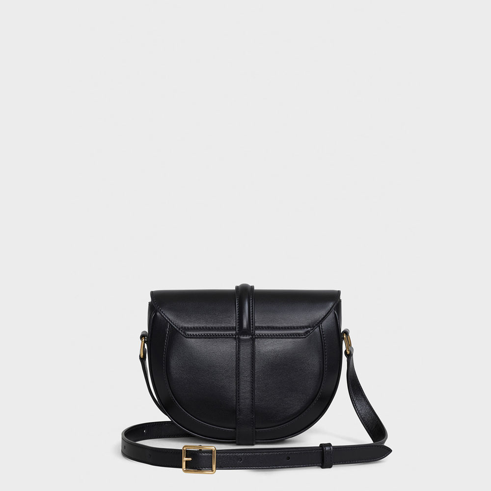 Celine Small Besace 16 Bag in satinated calfskin 188013BEY 38NO: Image 2