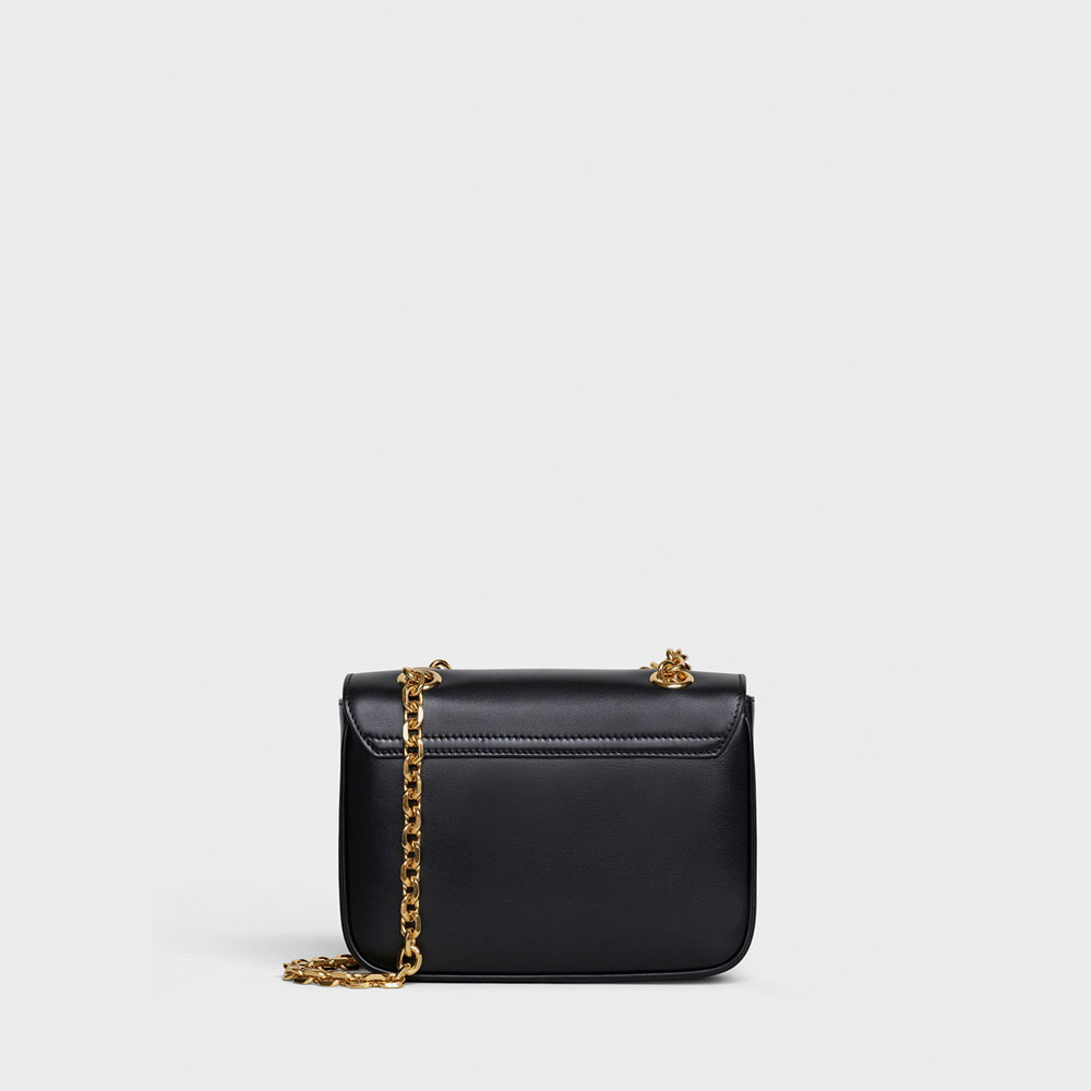 Celine Small C Bag in shiny calfskin 188403BFB 38NO: Image 2