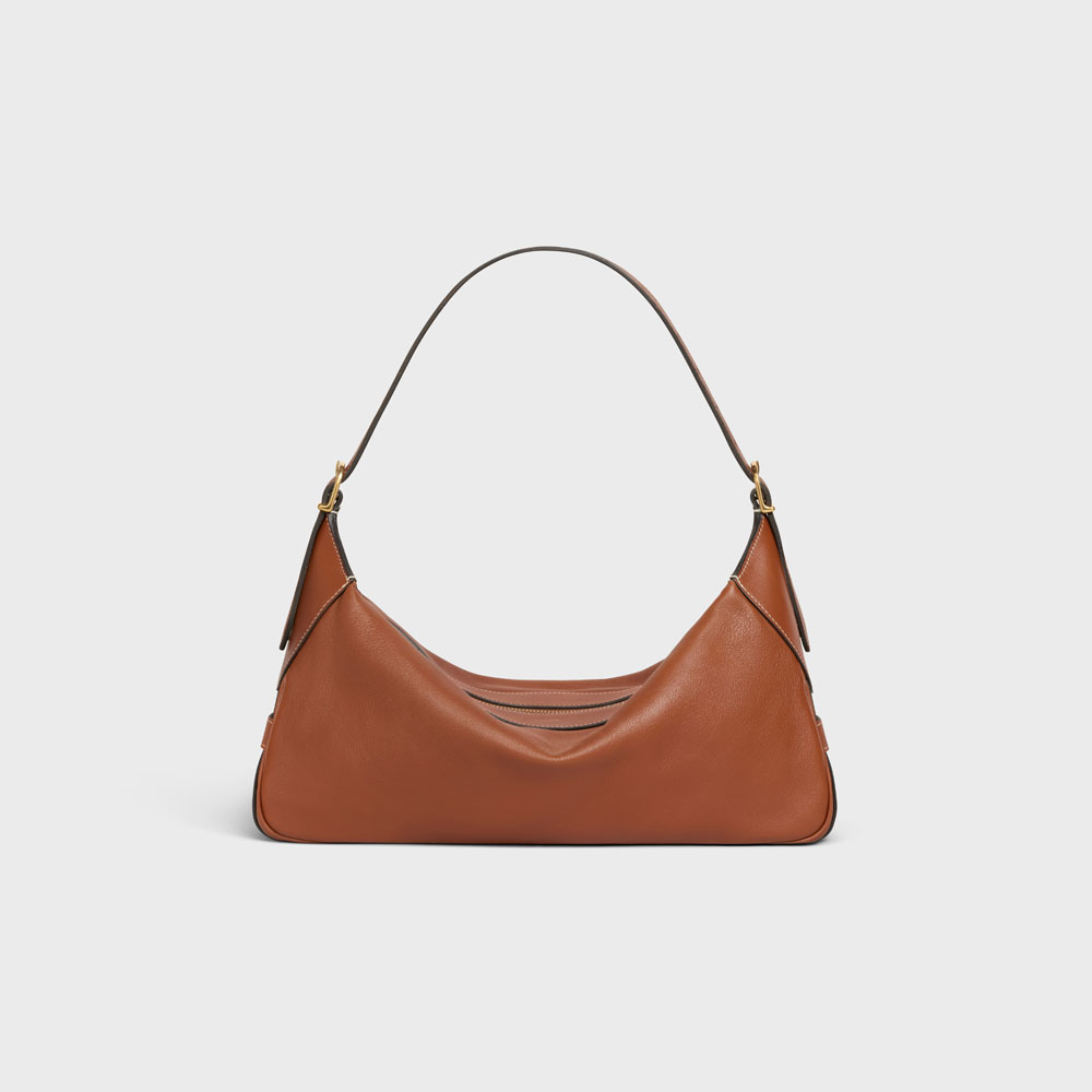 Celine Medium Romy In Supple Calfskin Tan 197443DPJ 04LU: Image 1