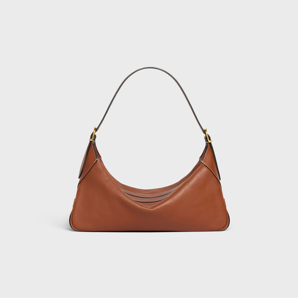 Celine Medium Romy In Supple Calfskin Tan 197443DPJ 04LU: Image 3