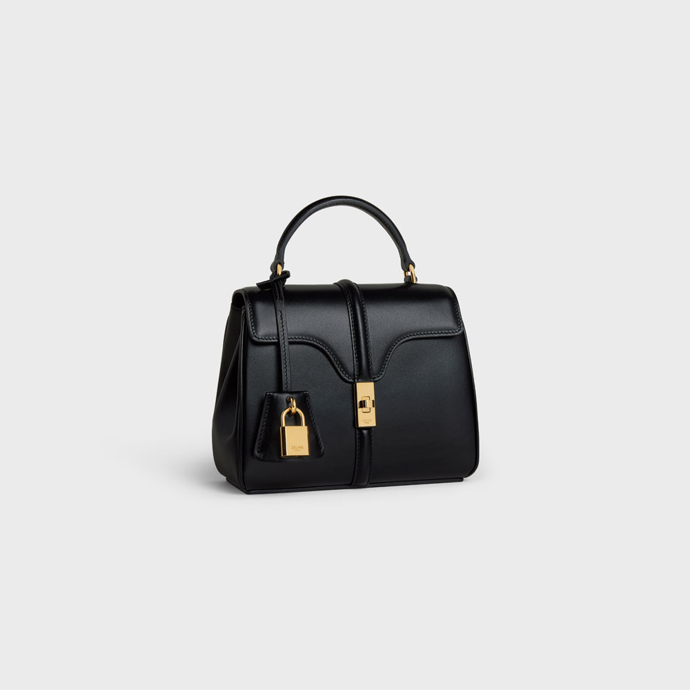 Celine Mini 16 In Satinated Calfskin 197983BEY 38NO: Image 2