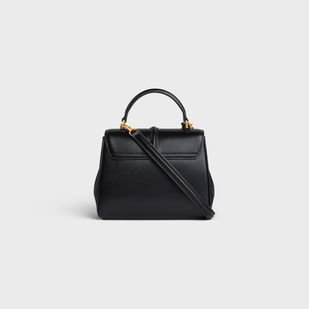 Celine Mini 16 In Satinated Calfskin 197983BEY 38NO: Image 3