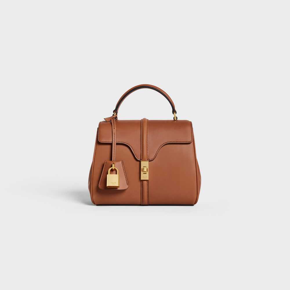 Celine Mini 16 In Natural Calfskin 197983BF9 04LU: Image 1