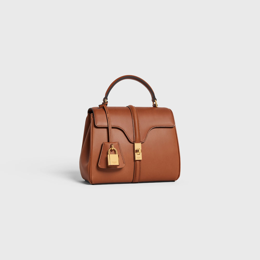 Celine Mini 16 In Natural Calfskin 197983BF9 04LU: Image 2