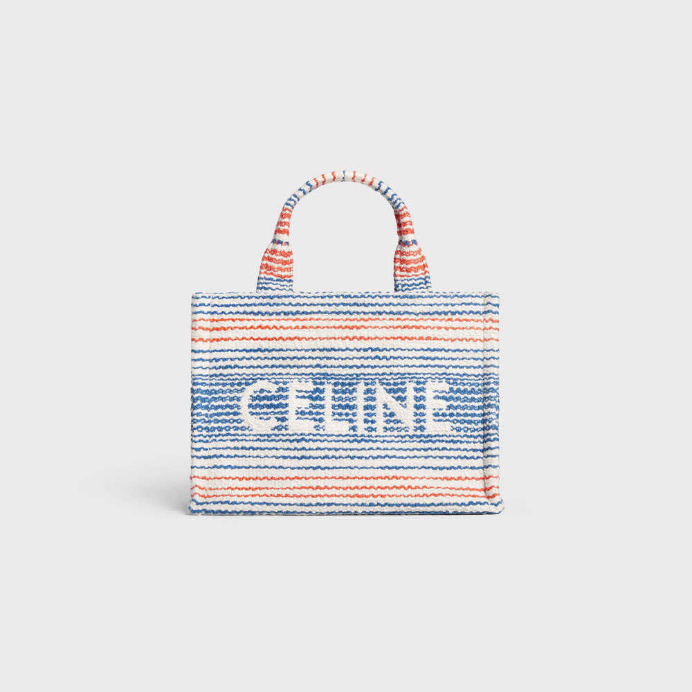 Celine Small Cabas Thais In Striped Textile 199162EYW 14ML: Image 1