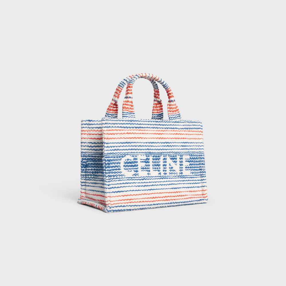 Celine Small Cabas Thais In Striped Textile 199162EYW 14ML: Image 2