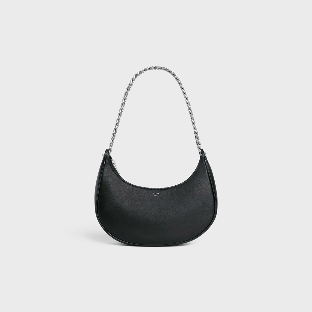 Celine Medium Ava Chain In Smooth Calfskin - Black 199583DGQ 38SI: Image 1