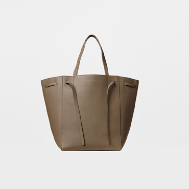 Celine Medium Cabas Phantom with Belt in Taupe Soft Grained Calfskin 174143TNI 18TP