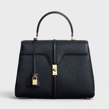 Celine Medium 16 Bag in Grained Calfskin 187373BF8 38NO