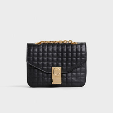 Celine Small C Bag in quilted calfskin 188403BFC 38NO