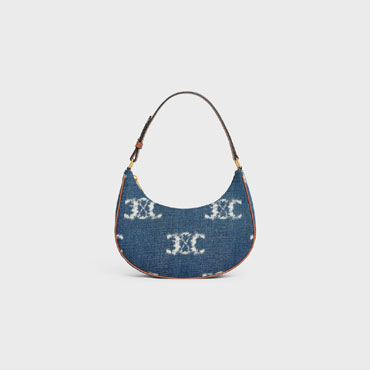 Celine Ava Bag In Denim With Triomphe 193952EX8 07AT