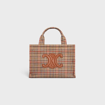 Celine Small Cabas Thais In Tweed And Calfskin 199162EP8 14ML