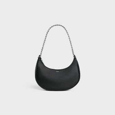 Celine Medium Ava Chain In Smooth Calfskin - Black 199583DGQ 38SI