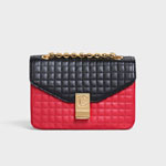 Celine Medium C Bag in Bicolour Quilted Calfskin 187253BFD 27RQ