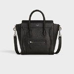 Celine Nano Luggage bag in drummed calfskin 189243DRU 38NO