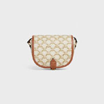 Celine Medium Folco Bag In Triomphe White 191502BZJ 01BC