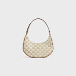 Celine Ava Bag In Triomphe Canvas Calfskin 193952BZJ 01BC