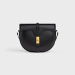 Celine Besace 16 In Satinated Calfskin Black 193993BEY 38NO