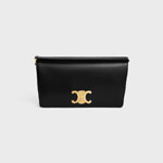 Celine Trapeze Triomphe Bag In Shiny Calfskin 199283BF4 38NO