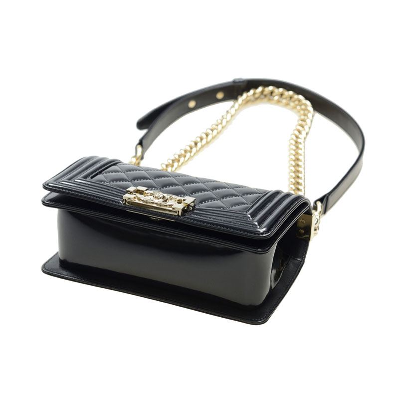 Small BOY Chanel Patent bag black A67085 Y60371 94305: Image 2