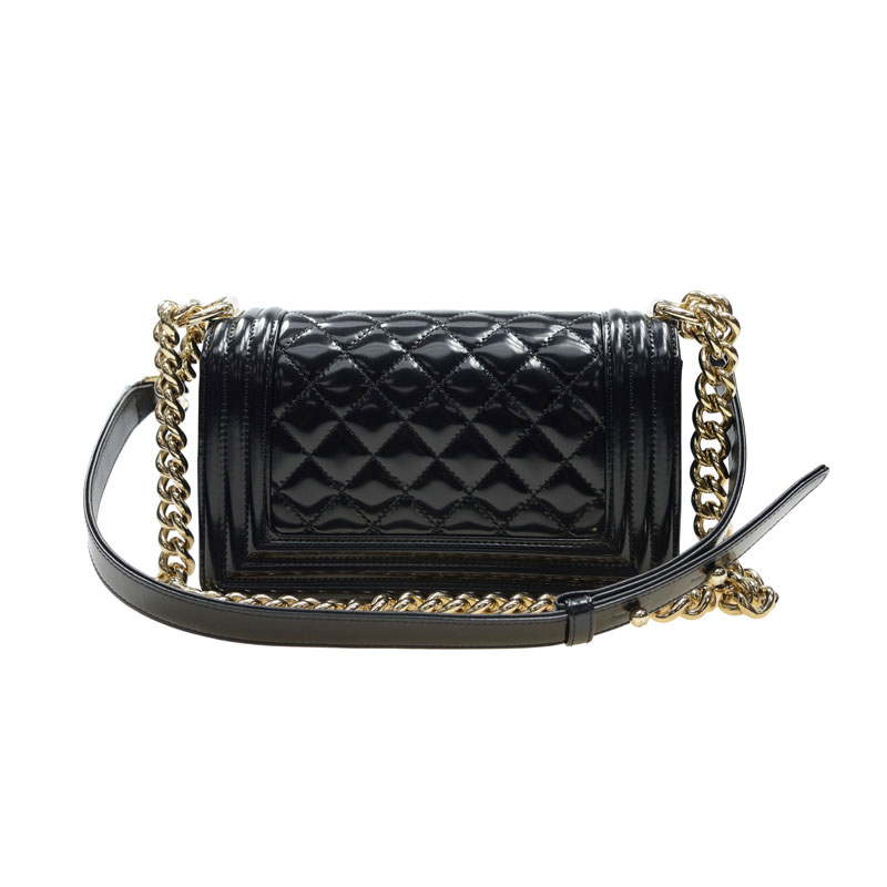 Small BOY Chanel Patent bag black A67085 Y60371 94305: Image 3