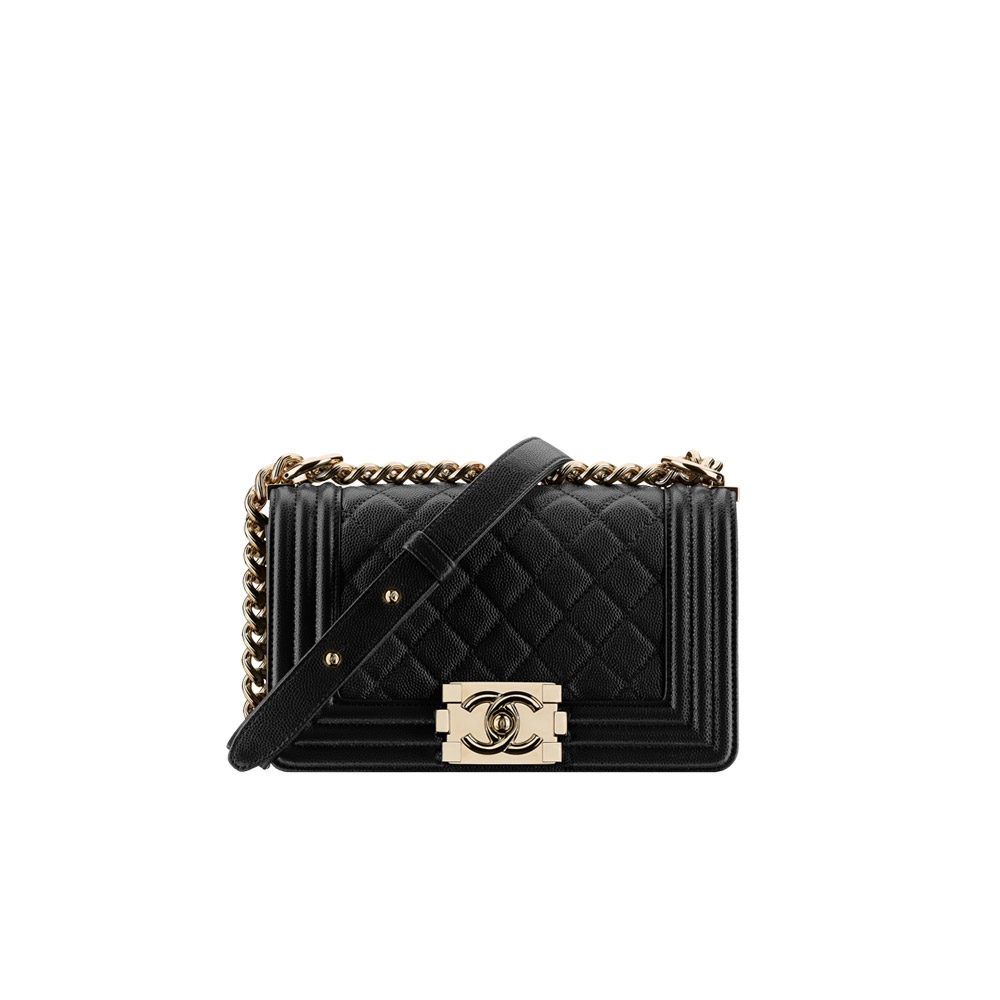 Small BOY Chanel bag black A67085 Y61398 94305: Image 1